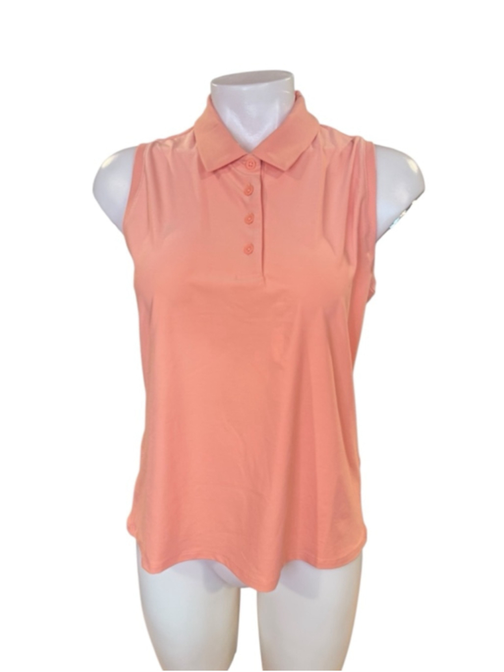 Women's Nike Peach Sleeveless Polo XL
